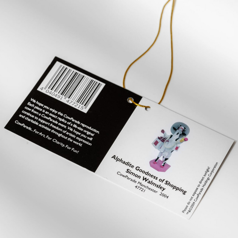 Коллекционная корова CowParade Russia Alphadite Goddess of Shopping 744854 Разноцветный, фото 4