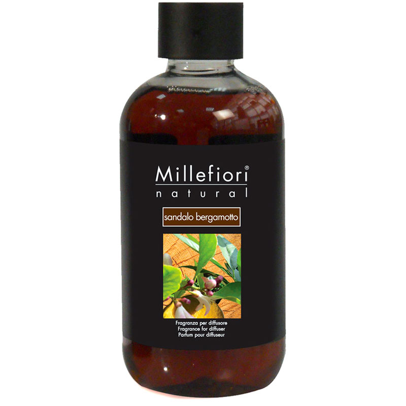 

Сменный блок (рефилл) Millefiori Milano Natural Сандал и бергамот, 250мл, Коричневый