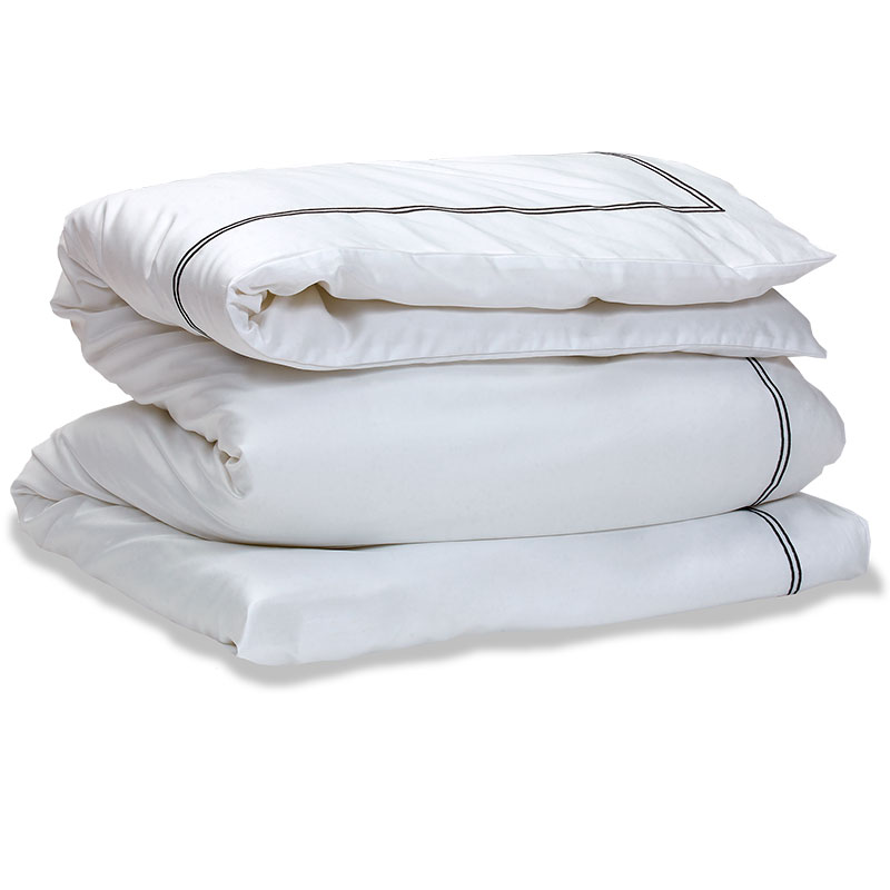 

Пододеяльник 1,5-спальный Gant Home Sateen Stitch 150x200см, белый