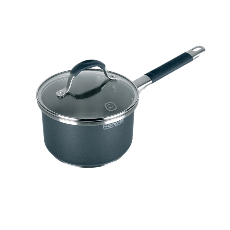 

Ковш с крышкой Rondell Stern 1,9л, Черный