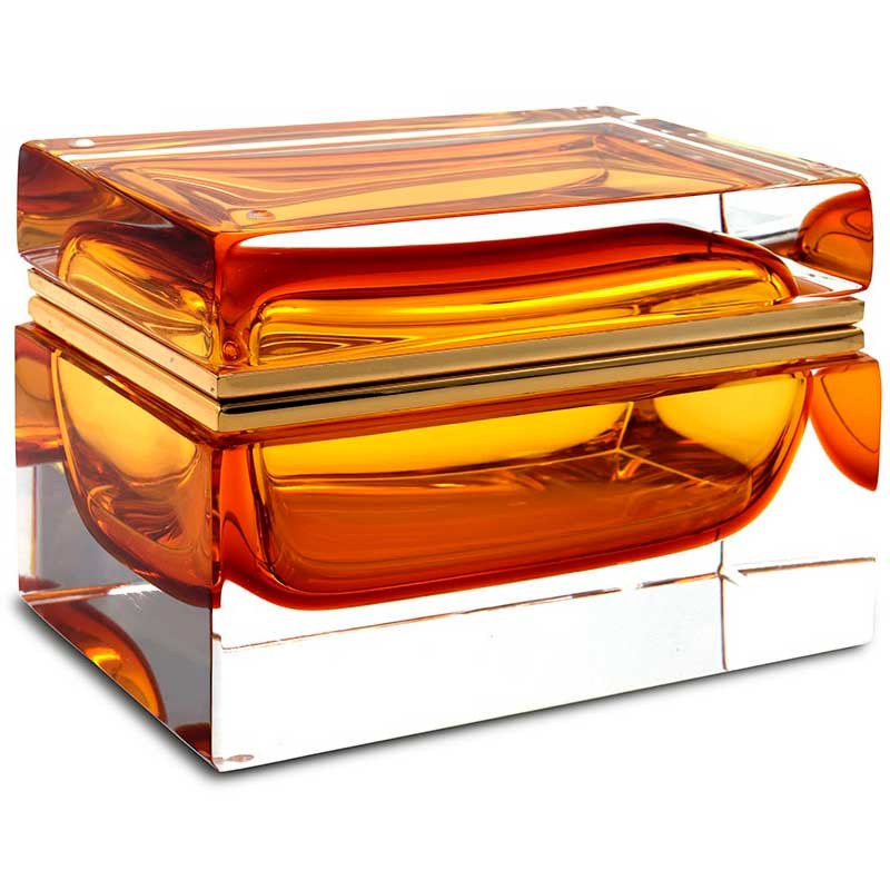 Шкатулка Alessandro Mandruzzato Rectangular amber Alessandro Mandruzzato 556/L AR