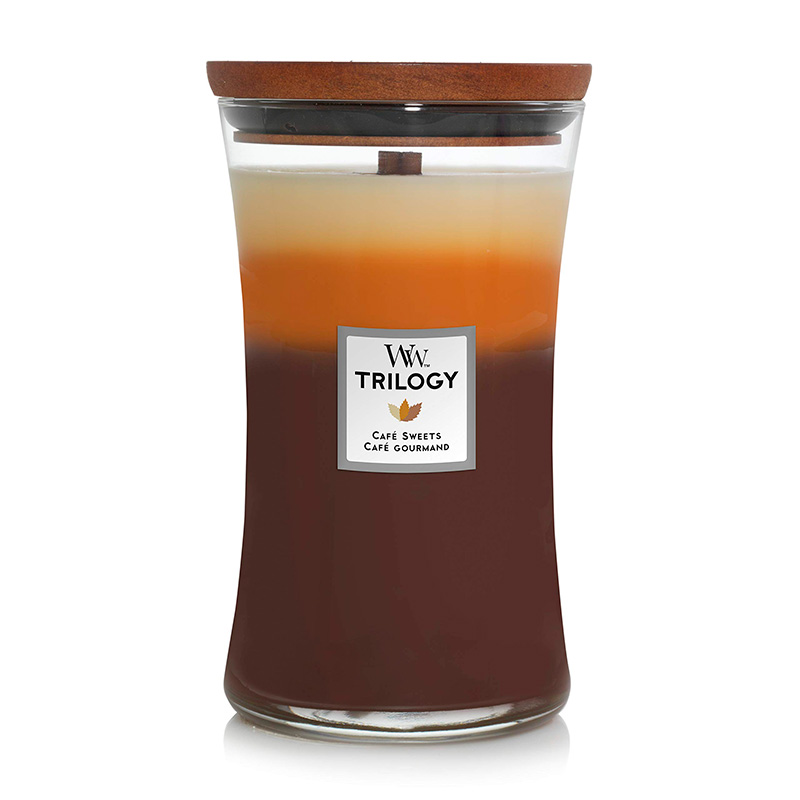 

Свеча большая Woodwick Кофейные сладости, Коричневый