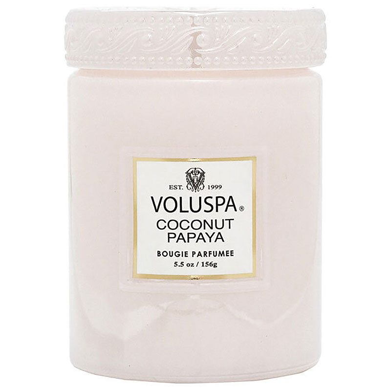 Свеча ароматическая Voluspa Кокос и папайя Voluspa 68715, цвет розовый - фото 2