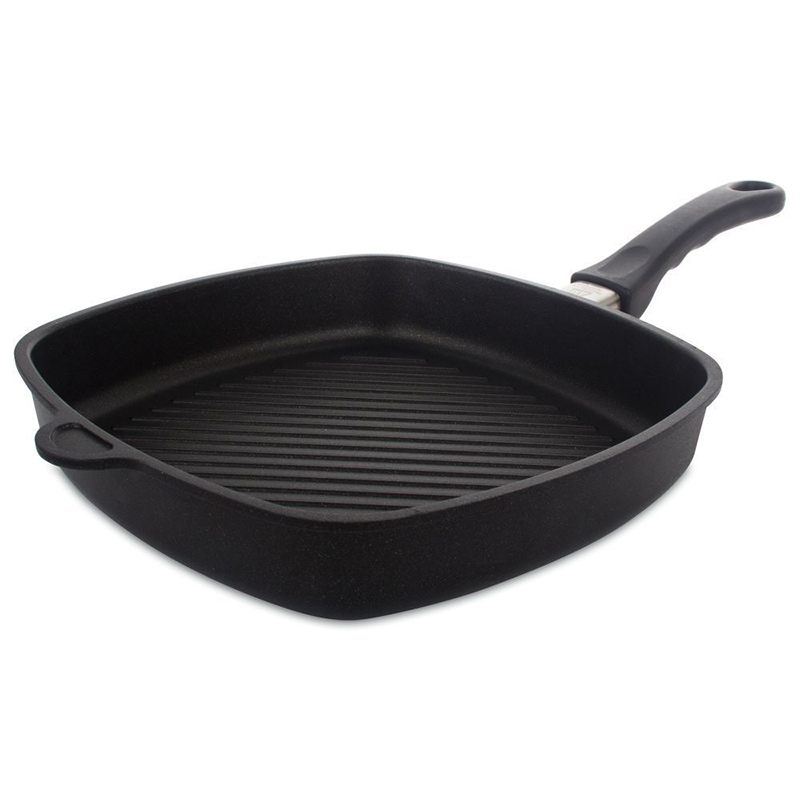 Сковорода-гриль AMT Frying Pans 28x28см AMT AMT E285G, цвет черный - фото 1