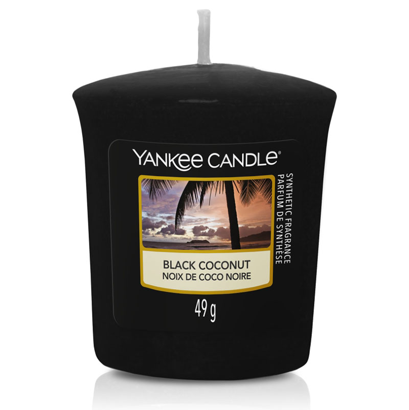 Свеча Yankee Candle Черный кокос Yankee Candle 1254007E, цвет фиолетовый - фото 1