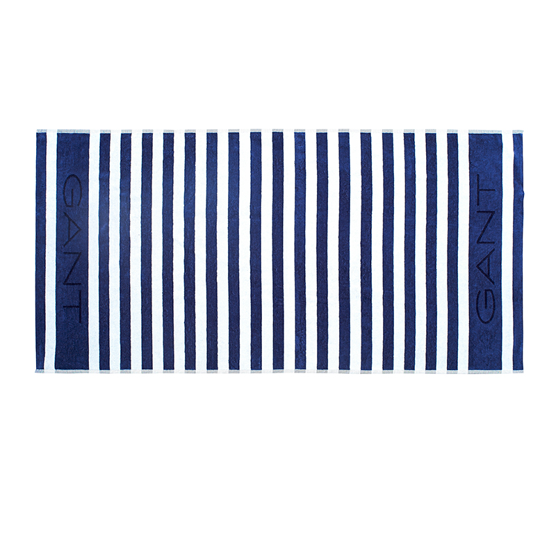 

Полотенце махровое Gant Home Rugby Beachtowel 100x180см, цвет белый, синий