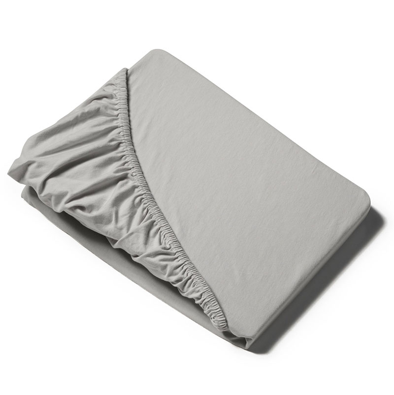 Простыня на резинке 1,5-спальная Fussenegger Эксквизит 140x200см, цвет серый