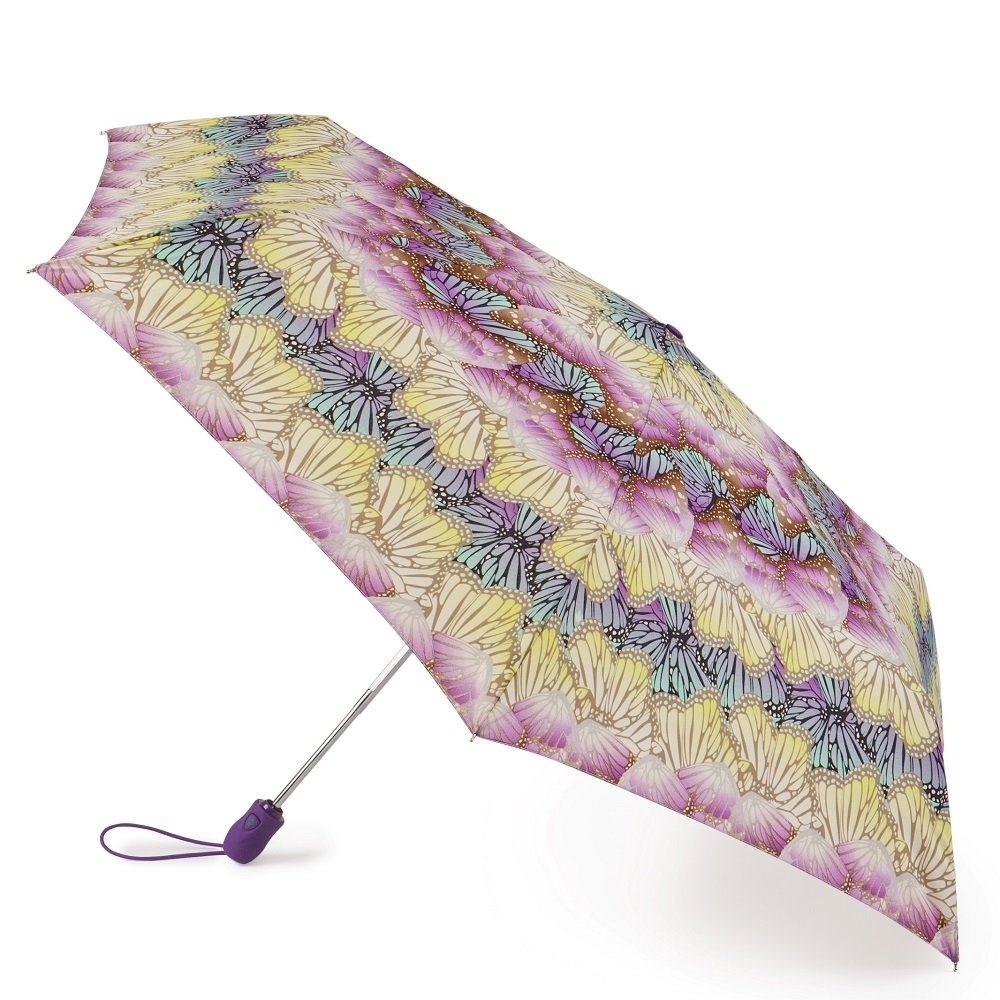 

Зонт женский Fulton ButterflyOmbre купол 95см, фиолетовый