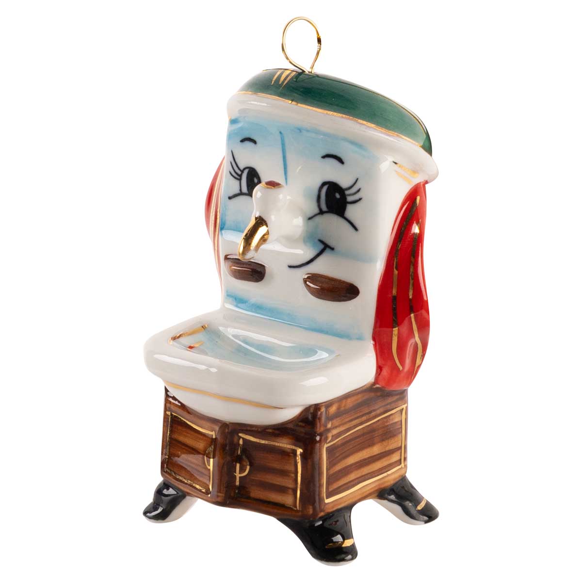 

Елочная игрушка Лефортовский фарфор Мойдодыр