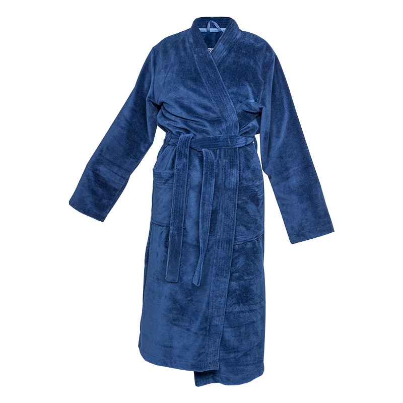 Халат мужской Morgenstern Adam размер S/M, цвет синий костюм домашний togas идман синий мужской l 50 2 пр