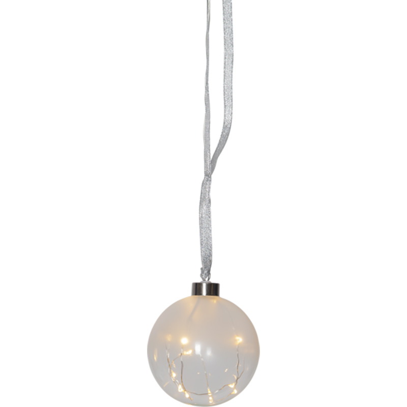 Гирлянда-шар Star Trading AB Christmas 15 LED ламп, цвет морозное стекло открытка с гирляндой