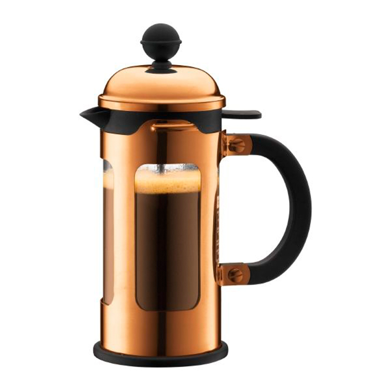 

Кофейник с прессом Bodum Chambord 350мл, медный, Бронзовый