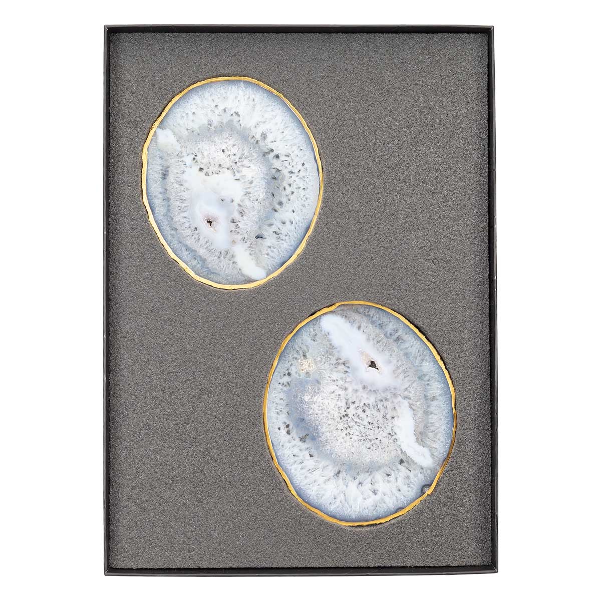 

Набор №4 из натурального среза агата Incrua Agato L+ L, Размер 14 - 17см