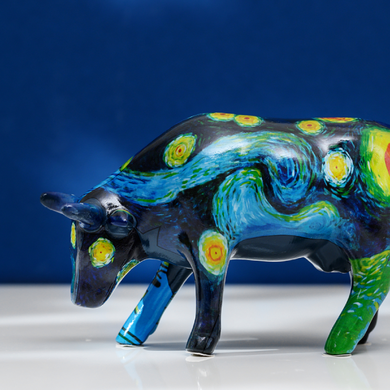 Коллекционная корова CowParade Vincent's Cow Вид№4