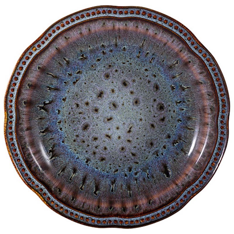 Тарелка закусочная Matceramica Pompeia Арабские ночи Matceramica MC-G767100496C0276, цвет синий - фото 1
