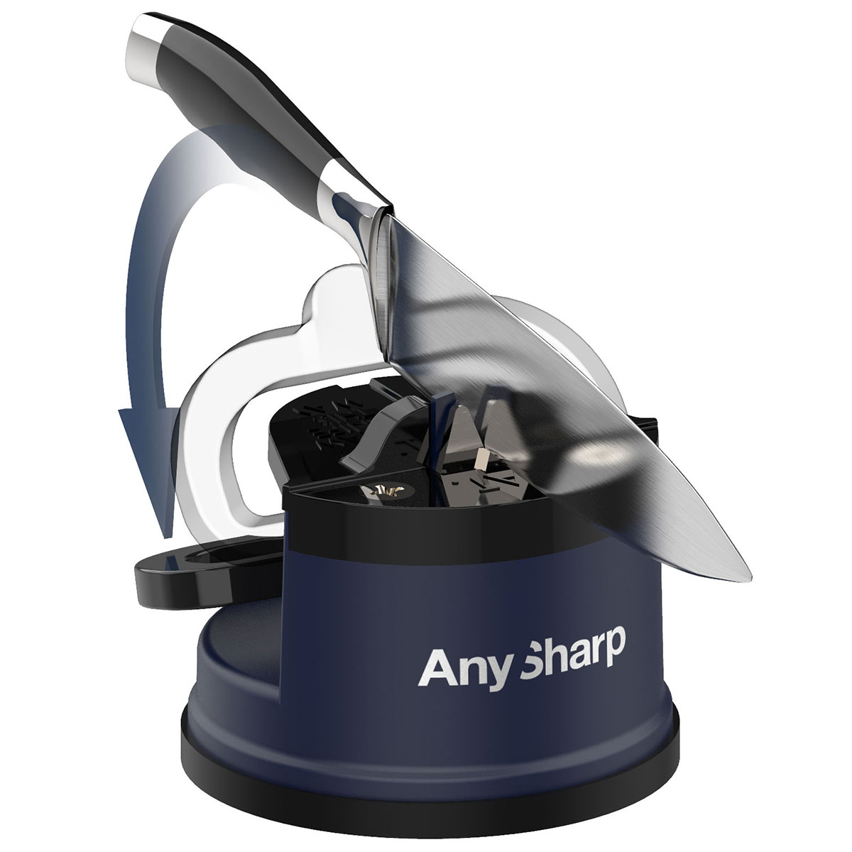 Точилка для ножей AnySharp ELITE navy AnySharp ASKSNAVY, цвет фиолетовый - фото 2