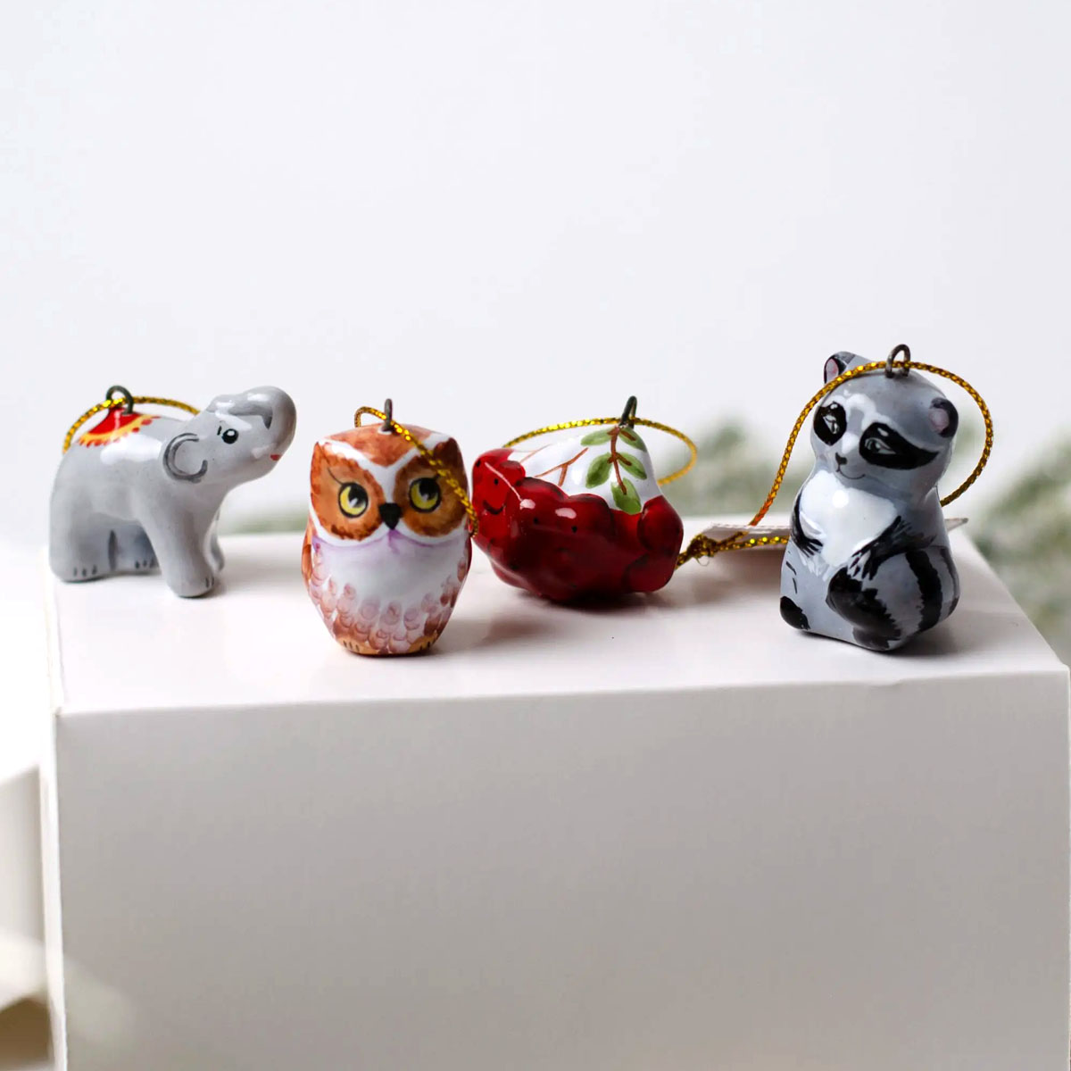 

Набор елочных игрушек мини №8 Ярославская Керамическая Мануфактура