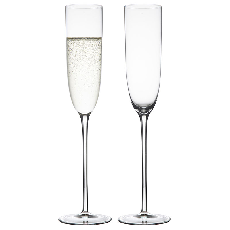 Набор бокалов для шампанскогоэ Liberty Jones Celebrate, 2шт салфетка из микрофибры для стекла против разводов 35 х 35 см 250 г м²