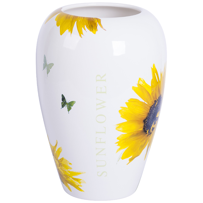 

Ваза Ceramiche Viva Sunflower 26см, Белый