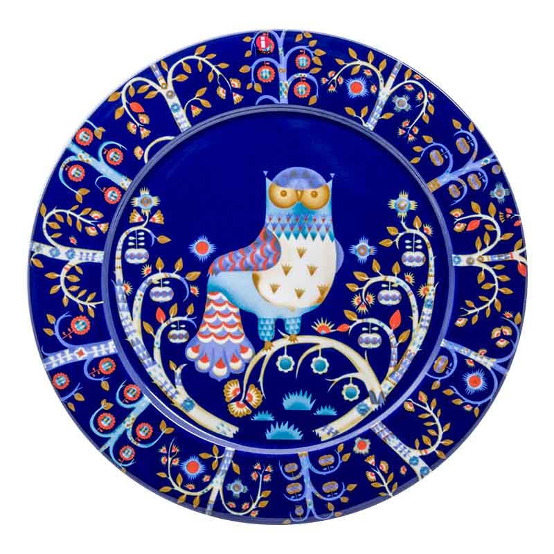 тарелка обеденная kutahya pearl mood синий Тарелка обеденная Iittala Taika 30см, цвет синий