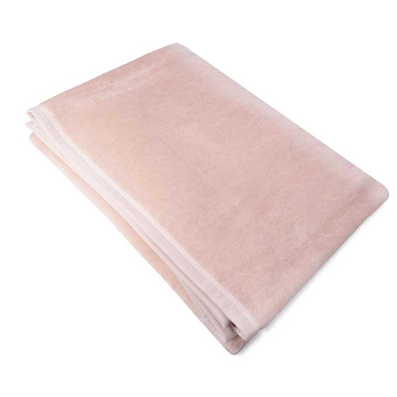 

Плед 1,5-спальный Biederlack Cotton Home4, розовый