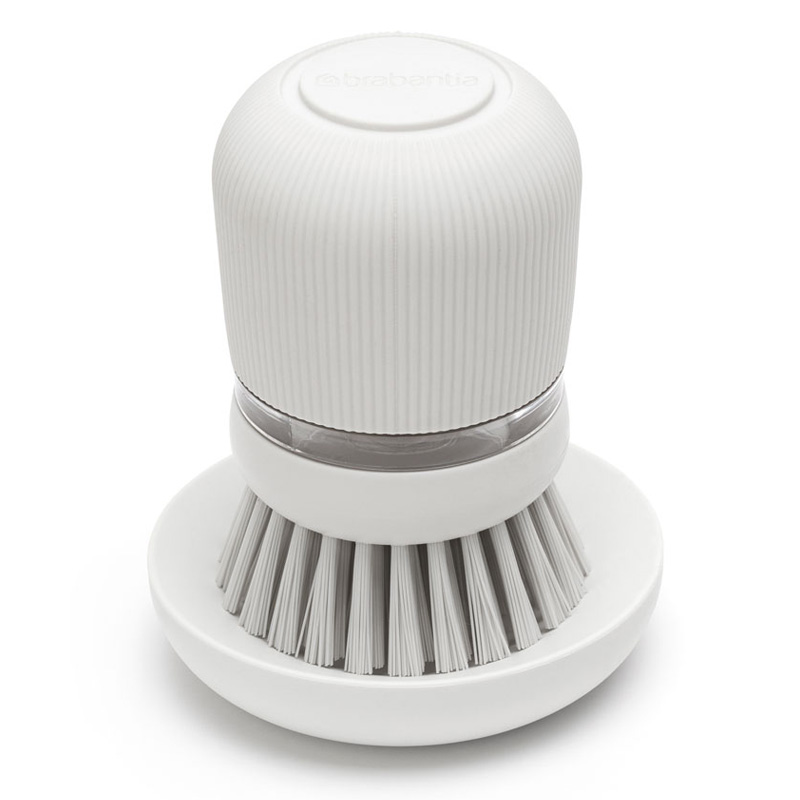Щетка с дозатором моющего средства Brabantia SinkSide, белый щётка для мытья посуды с дозатором для моющего средства металлическая губка