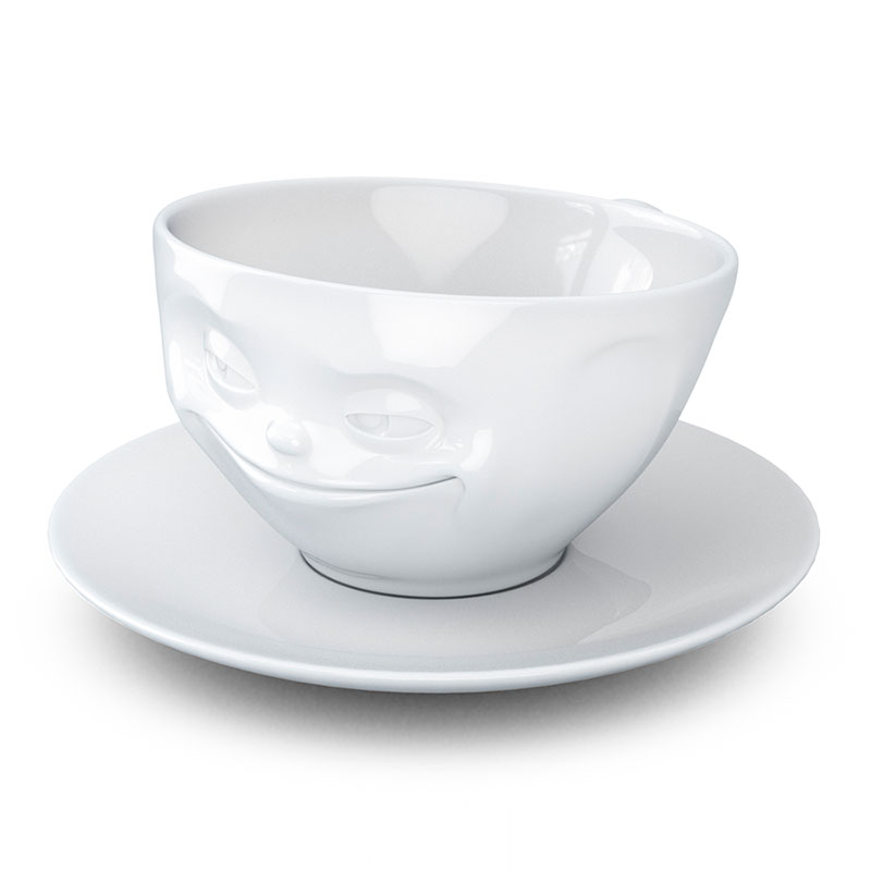 Чашка кофейная с блюдцем Tassen Мимика Grinning 200мл чашка кофейная с блюдцем tassen мимика impish