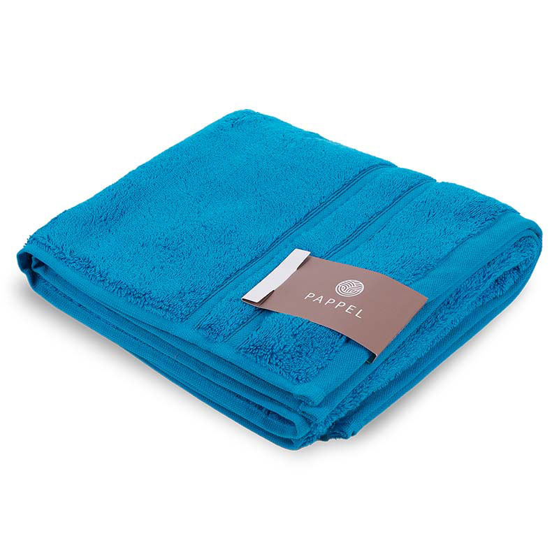 Полотенце махровое Pappel Cirrus/S 70x140см, цвет синий полотенце махровое cogal classsic miami 55x100см синий
