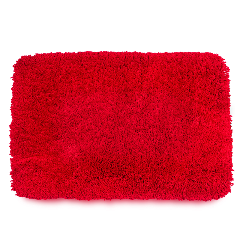 Коврик для ванной 60x90см Spirella Highland, красный ошейник кошачий мягкий с бубенчиком 30 х 1 см текстиль красный