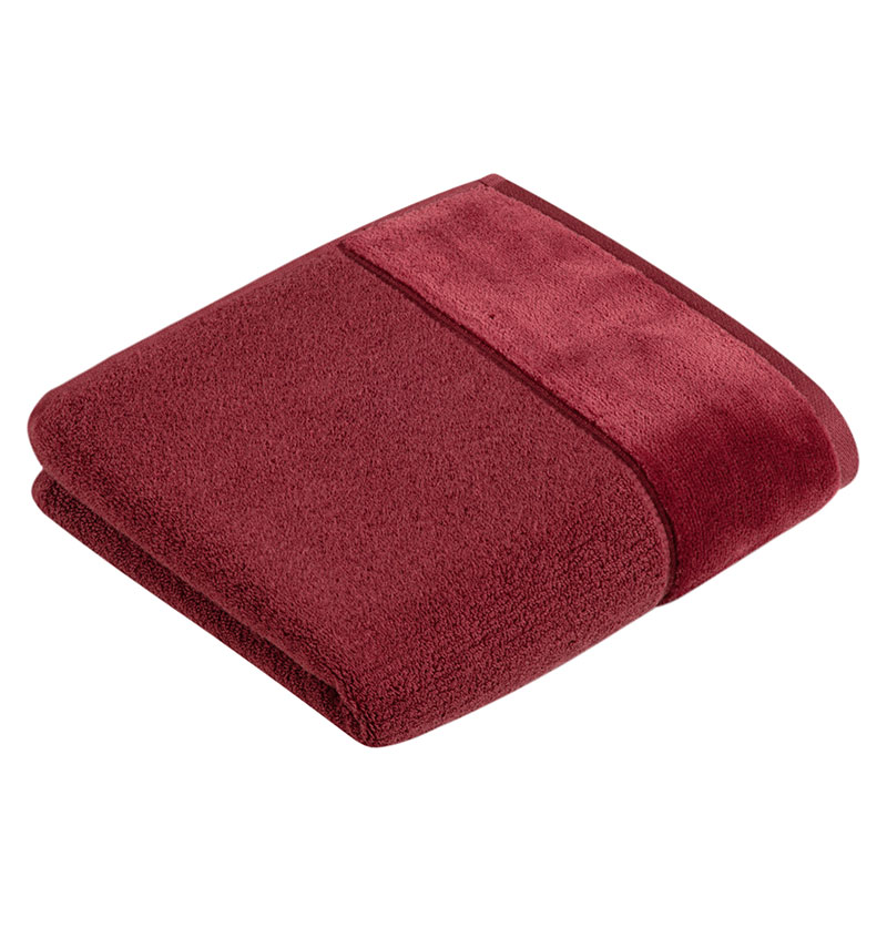 Полотенце Vossen Pure 50x100см, цвет красный