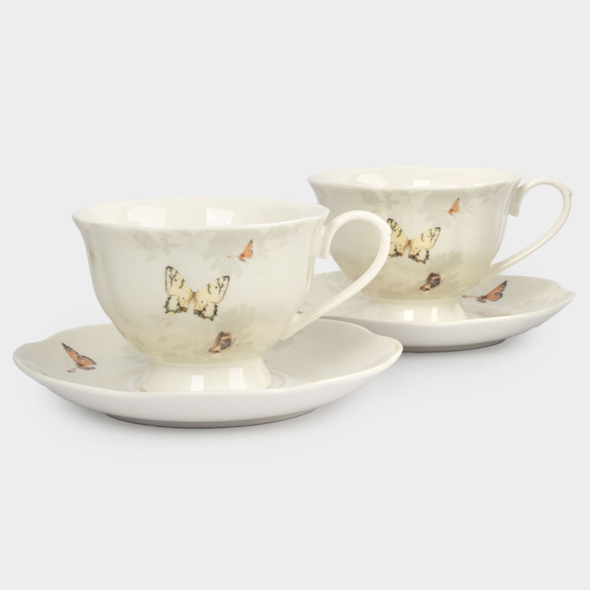 Набор пар чайных Anna Lafarg Бабочки 2шт 1990₽