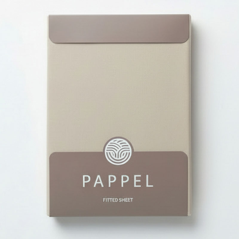 

Простыня натяжная 1,5-спальная Pappel Comfort, цвет темно-бежевый