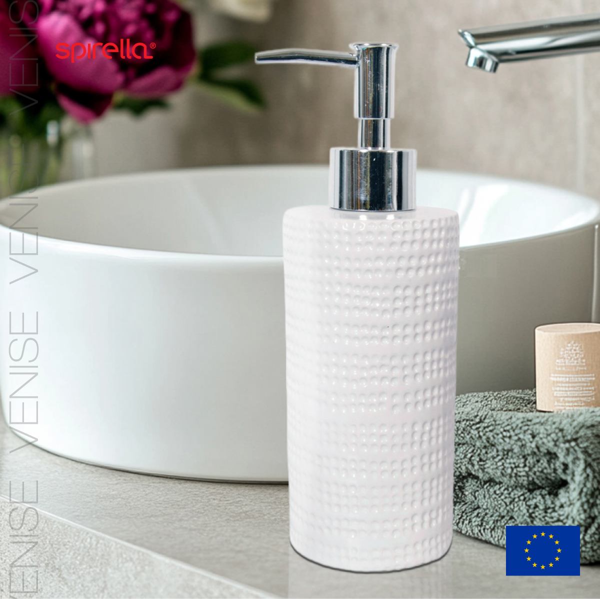 

Дозатор для жидкого мыла Spirella Venise, белый