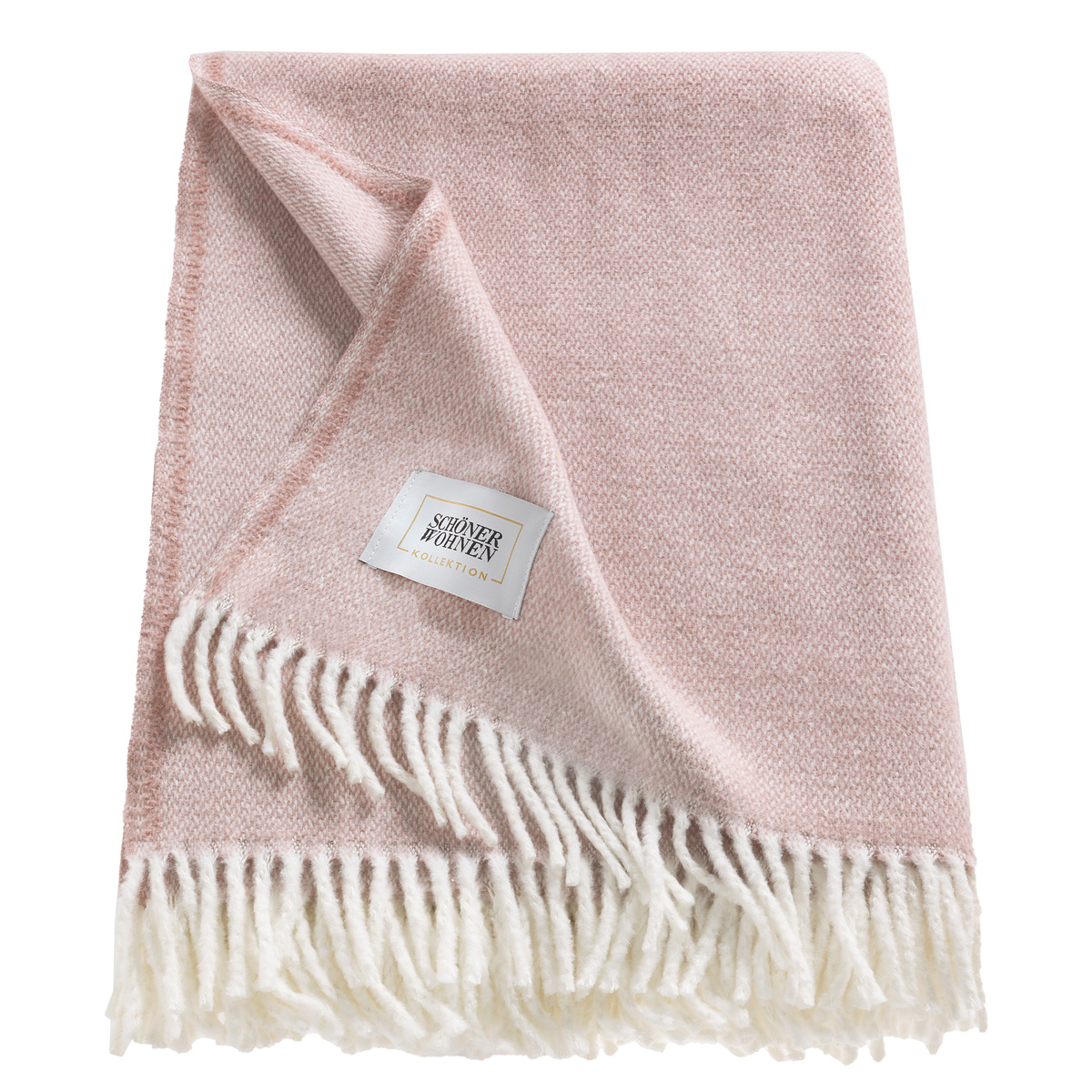Плед Shoner Wohnen Relax, розовый сумка клатч на фермуаре длинная цепь розовый