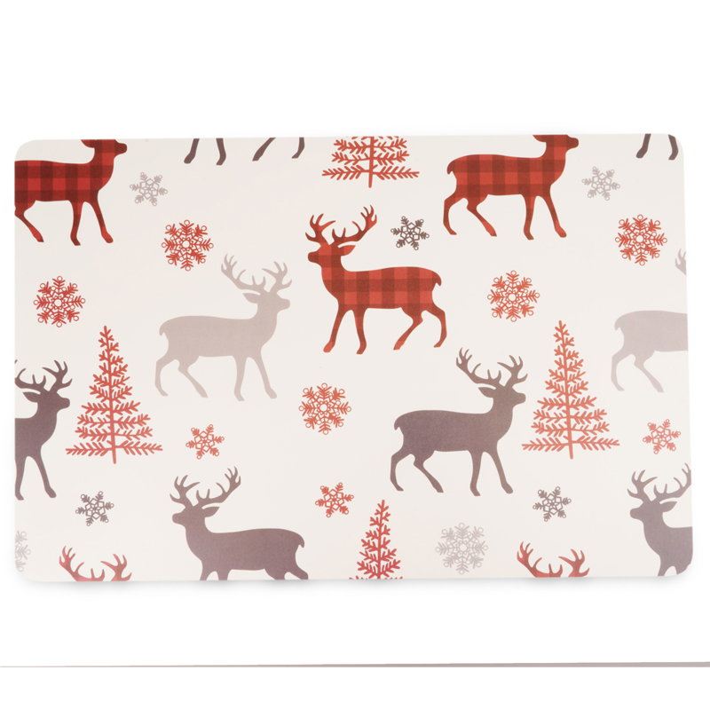 

Салфетка сервировочная Peyer Christmas 30x45см, олени, Белый