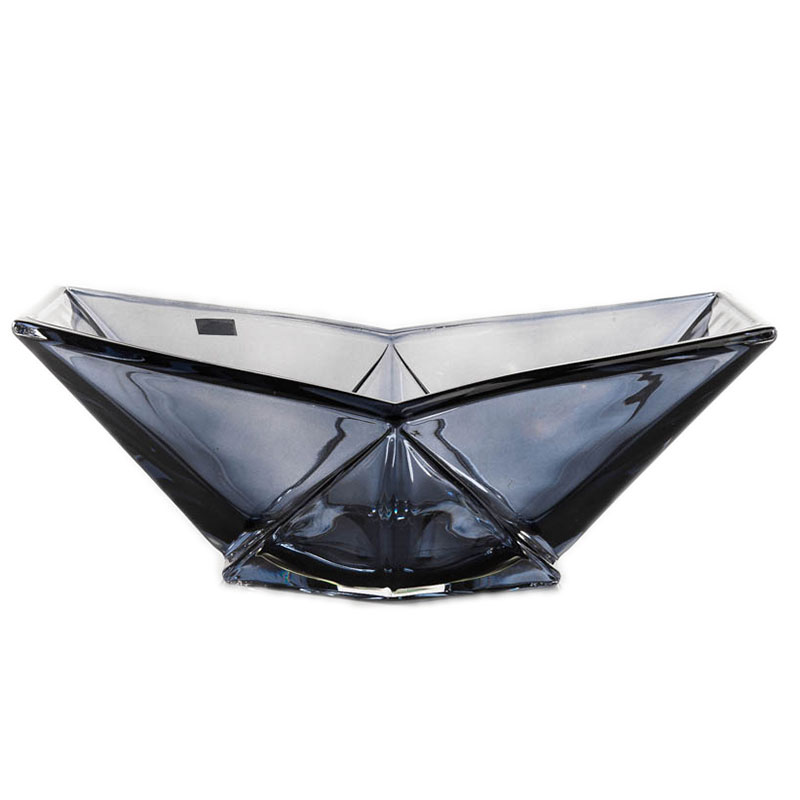 

Салатник 33см Crystalite Bohemia Оригами, серый, Серо-голубой