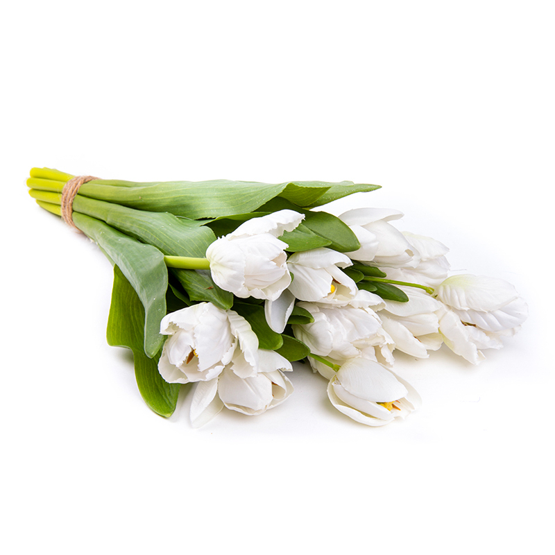 Букет тюльпанов Sia 30см Sia 041088, цвет белый - фото 1