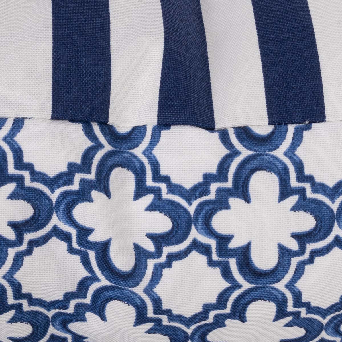Подушка декоративная Elpida Трефы - полоски синие Elpida ELP.01.SP.022.0018.001, цвет синий - фото 4