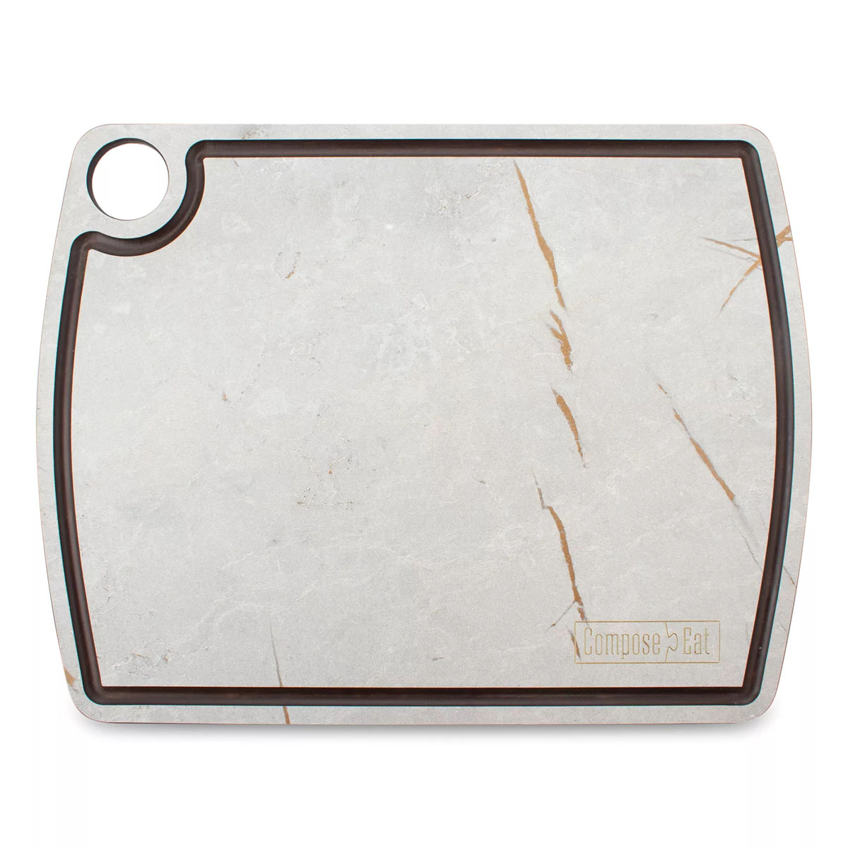 Доска разделочная c желобом ComposeEat Мраморный Грейс 29х22см 1890₽