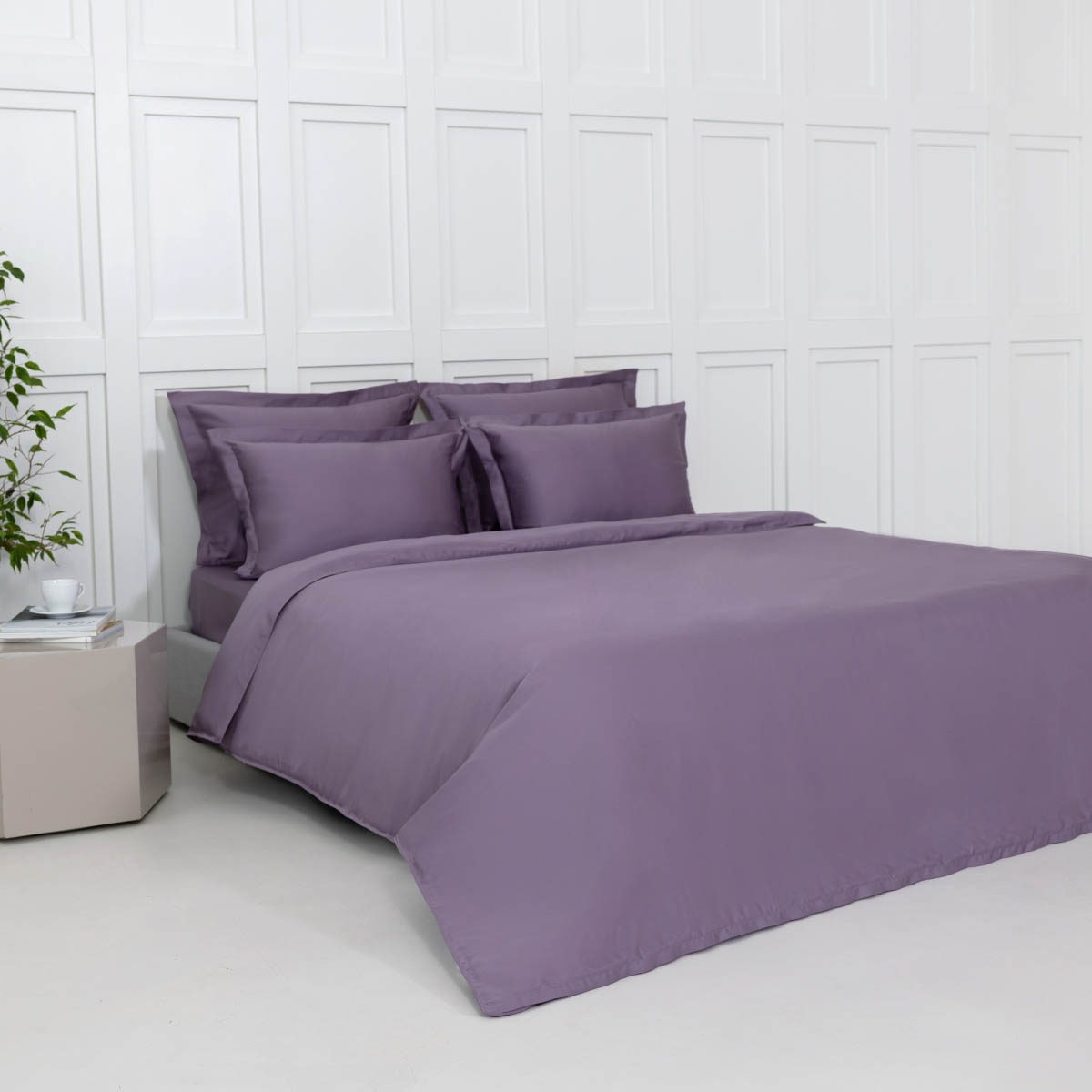 

Простыня евро La Prima SilvaSilk Purple 240х280см