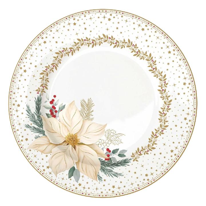 Тарелка десертная Easy Life White Elegance Цветок