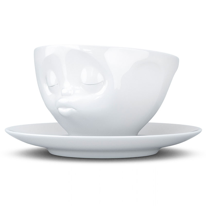 Чашка кофейная с блюдцем Tassen Мимика Kissing 200мл чашка чайная с блюдцем tassen мимика happy 200мл