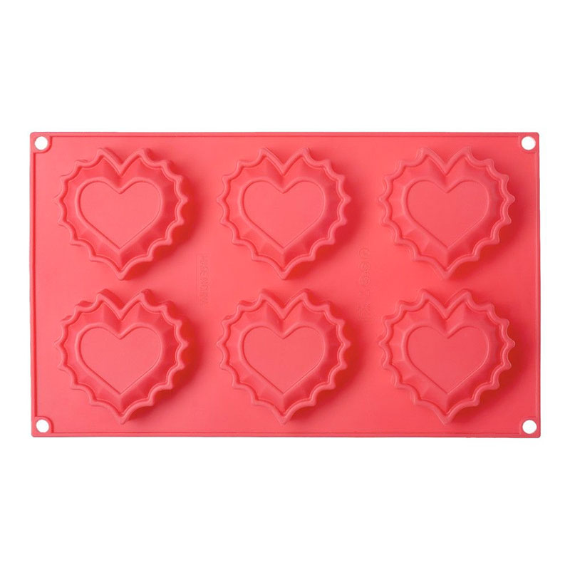 

Форма для выпечки на 6 кексов Walmer Sweet Heart, Многоцветие