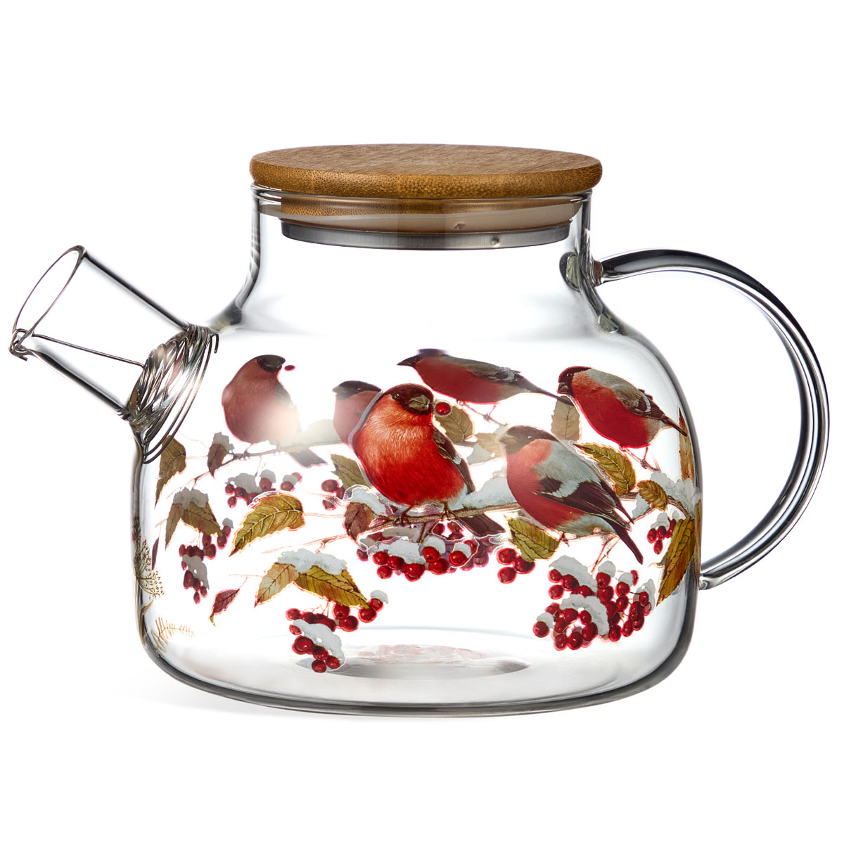 

Чайник заварочный Agness Лесная сказка. Снегири
