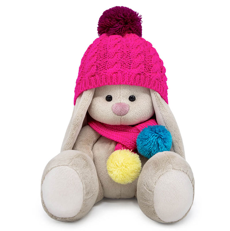 

Мягкая игрушка BUDI BASA collection Зайка Ми в вязаном комплекте, Серый
