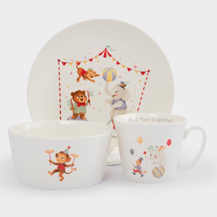 Набор посуды детской Anna Lafarg Circus Животные в цирке