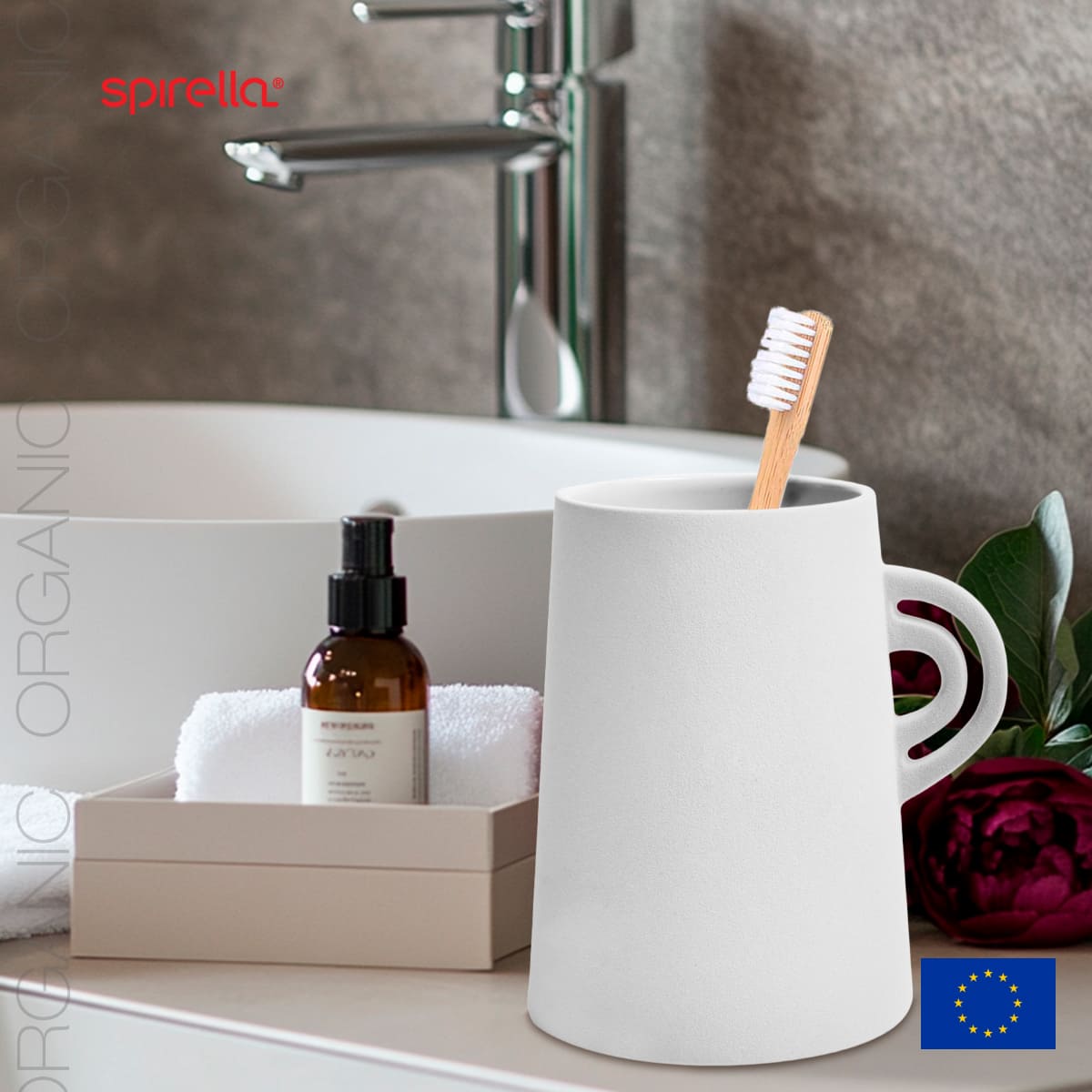 

Стакан Spirella Organic, белый