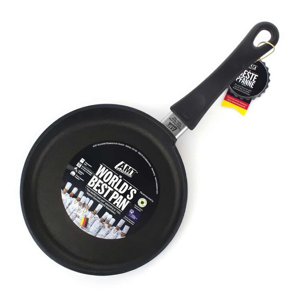 Сковорода блинная индукционная AMT Frying Pans Titan 24см AMT AMTI-124FIX, цвет черный - фото 3
