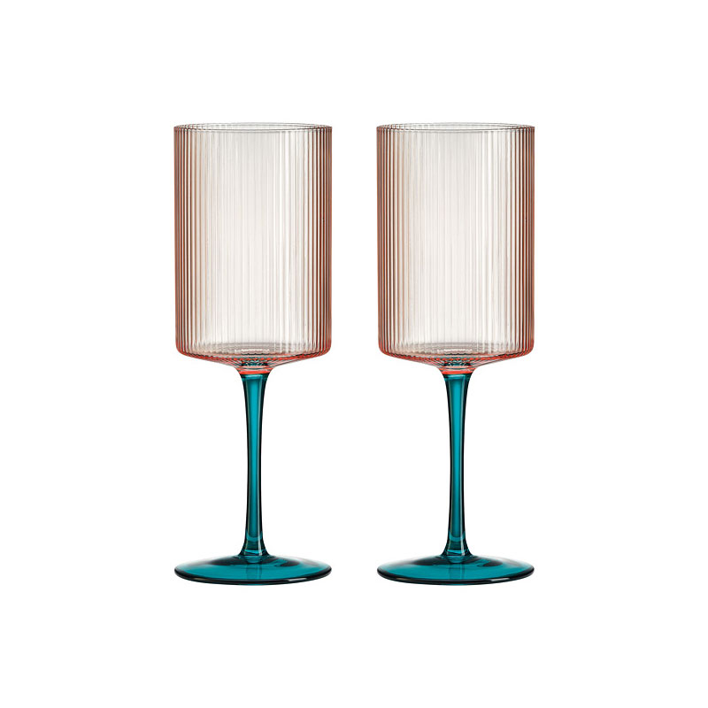 Набор бокалов для красного вина Pozzi Milano 1876 Modern Classic 520мл, 2шт розовый и зеленый modern metropolis стол обеденный