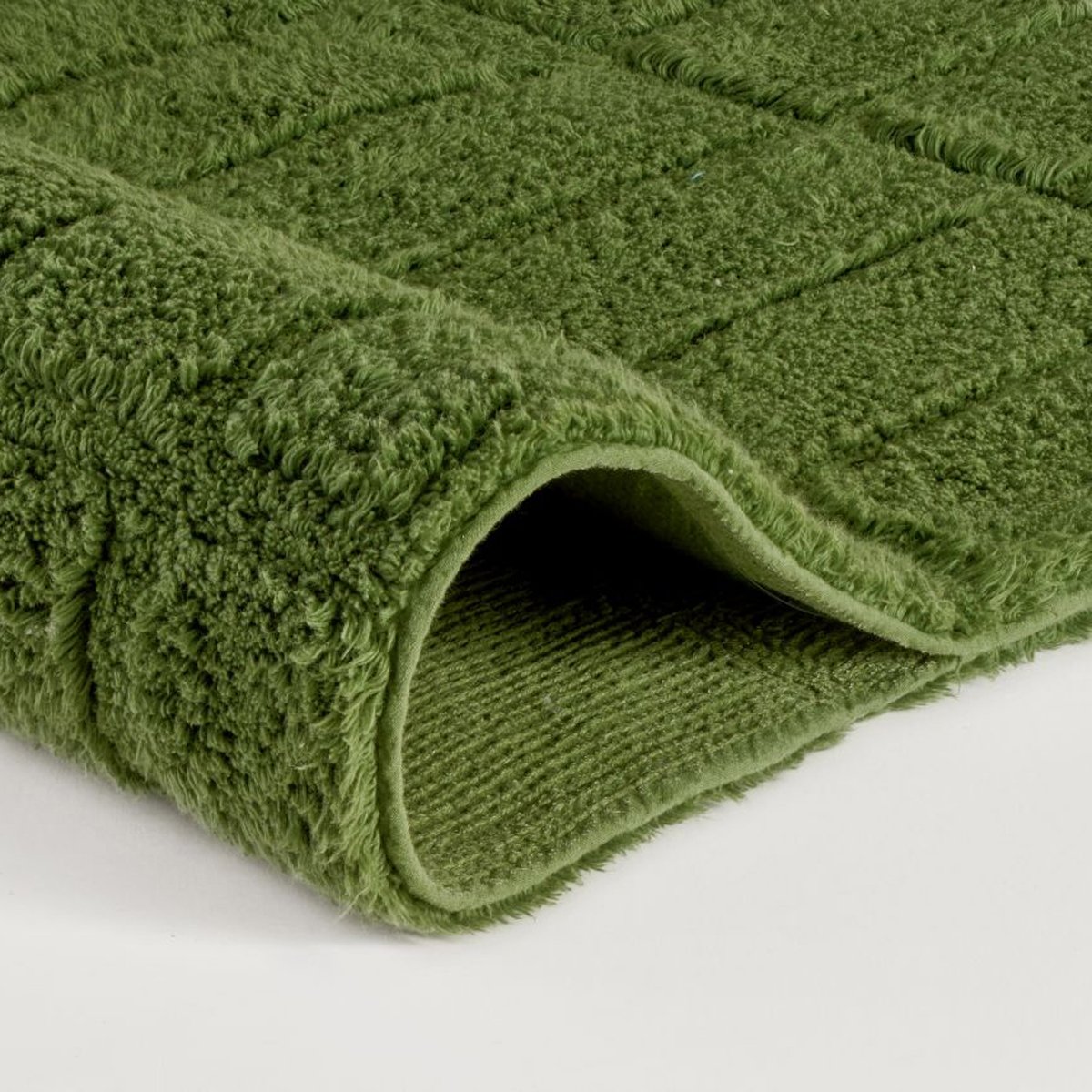 

Коврик для ванной комнаты Kleine Wolke Tiles 60x60см, темно-оливковый, Зеленый